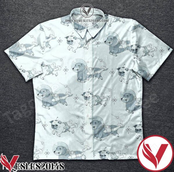 Pet Dog Astronaut Hawaiian Shirt, Unique Gifts For Friends - Vesles2014S 1