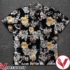 Pet Dog Flower Black Hawaiian Shirt, Unique Gifts For Friends - Vesles2014S 1