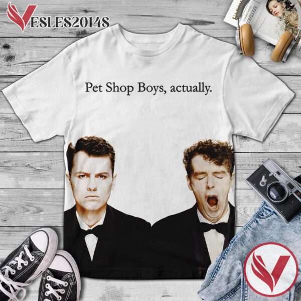 Pet Shop Boys Actually Album Cover Shirt, Perfect Gifts For Music Lovers - Vesles2014S