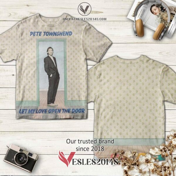 Pete Townshend Let My Love Open The Door Album 3D T-Shirt, Unique Gifts For Music Lovers - Vesles2014S