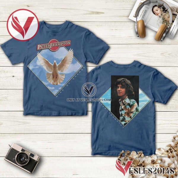 Peter Frampton Wind Of Change Album Cover Shirt, Unique Gifts For Music Lovers - Vesles2014S