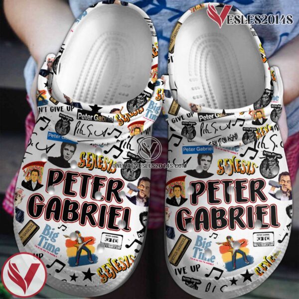 Peter Gabriel Music Crocs Crocband Clogs Shoes, Unique Gifts For Fans - Vesles2014S