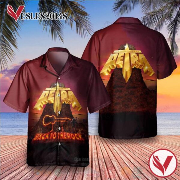 Petra Back to the Rock Album Hawaiian Shirt, Best Gift For Music Lovers Vesles2014S