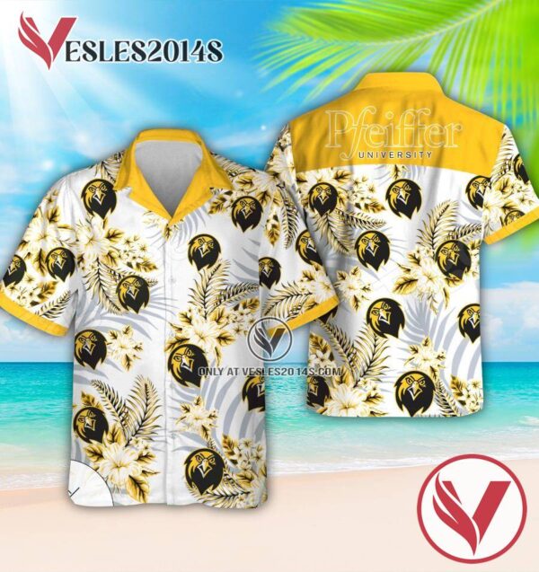 Pfeiffer University Logo Hawaiian Suit, Unique Outfit For Fans - Vesles2014S