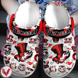 Phantom Thieves Take Your Heart Music Crocs Crocband Clogs Shoes, Unique Gifts For Fans - Vesles2014S