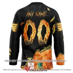 Philadelphia Flyers Blood Personalized Hockey Jersey Shirt, Trending Gifts For Fans - Vesles2014s 1