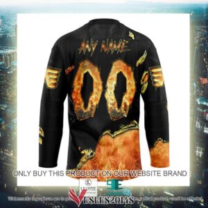 Philadelphia Flyers Blood Personalized Hockey Jersey Shirt, Trending Gifts For Fans - Vesles2014s 3