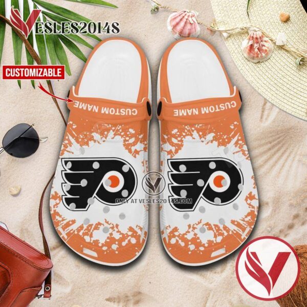 Philadelphia Flyers Personalized Crocs Shoes For Men And Women, Unique Clogs Shoes For Fans - Vesles2014S 1
