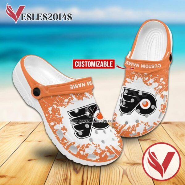Philadelphia Flyers Personalized Crocs Shoes For Men And Women, Unique Clogs Shoes For Fans - Vesles2014S