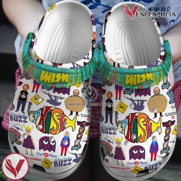 Phish Music Crocs Crocband Clogs Shoes, Unique Gifts For Fans Style 7 - Vesles2014S