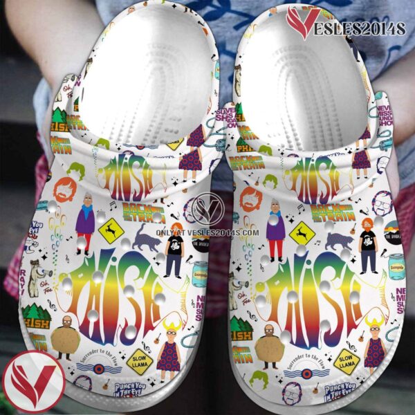 Phish Rock Band Music Crocs Crocband Clogs Shoes, Unique Gifts For Fans Style 3 - Vesles2014S
