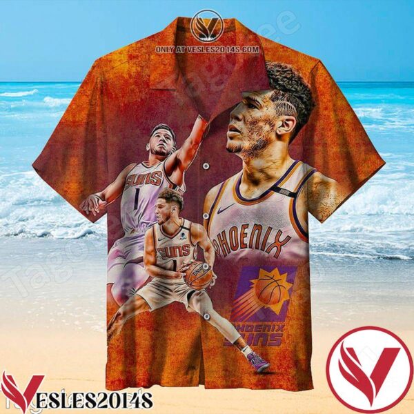 Phoenix Suns Devin Booker 1 Hawaiian Shirt, Unique Gifts For Friends - Vesles2014S 1