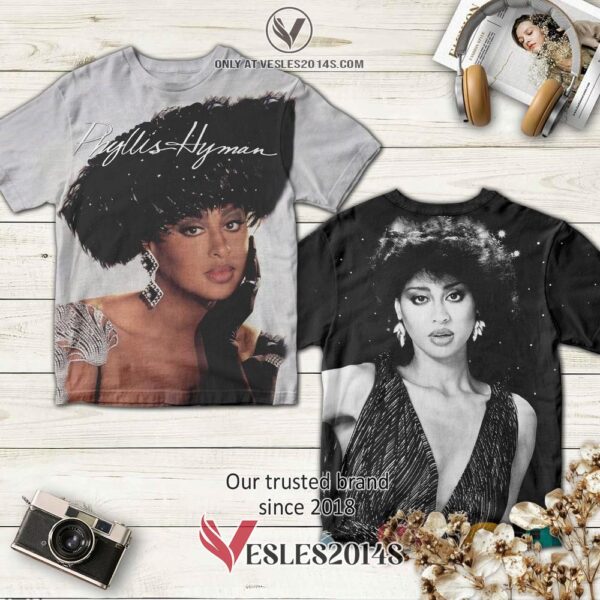 Phyllis Hyman Living in Confusion Album 3D T-Shirt, Unique Gifts For Music Lovers - Vesles2014S