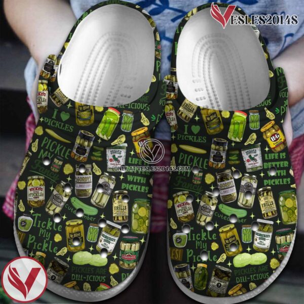 Pickled cucumber Food Crocs Crocband Clogs Shoes Comfortable For Men Women and Kids Style 1, Unique Gift From  Vesles2014S