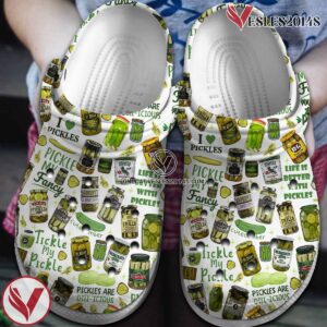 Pickled cucumber Food Crocs Crocband Clogs Shoes Comfortable For Men Women and Kids Style 2, Unique Gift From  Vesles2014S