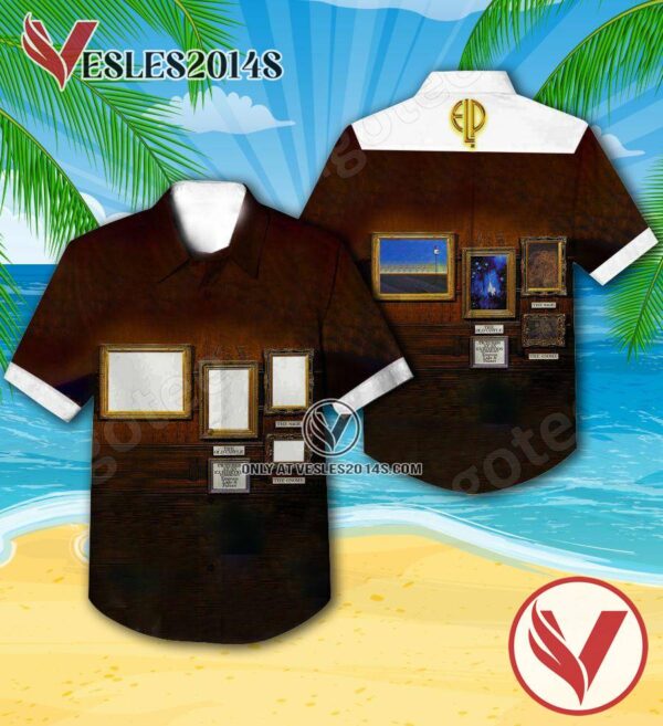 Pictures At An Exhibition Album By Emerson Lake And Palmer Hawaiian Shirt, Unique Gifts For Music Lovers - Vesles2014S