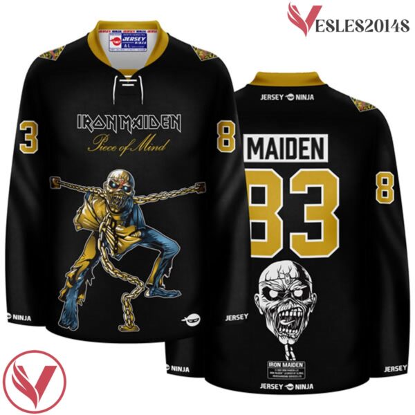 Piece of Mind Iron Maiden SUB Hockey Jersey - Vesles2014S