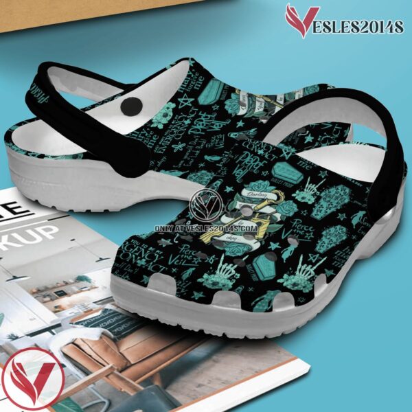 Pierce The Veil Music Crocs Crocband Clogs Shoes, Unique Gifts For Fans Style 1 - Vesles2014S 2