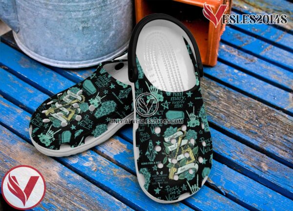 Pierce The Veil Music Crocs Crocband Clogs Shoes, Unique Gifts For Fans Style 1 - Vesles2014S 3