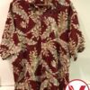 Pierre Cardin Mens Burgundy Tropical Leaf Hawaiian Shirt, Unique Gifts For Friends - Vesles2014S 1