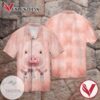 Pig Loves 2 Graphic Print Short Sleeve Hawaiian Casual Shirt Vesles2014S