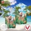 Pig To The Beach For Men And Women Graphic Print Short Sleeve Hawaiian Casual Shirt Vesles2014S