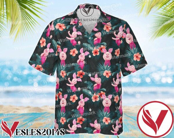 Piglet Disney Winnie The Pooh Disney Hawaiian Shirt, Unique Gifts For Friends - Vesles2014S 1