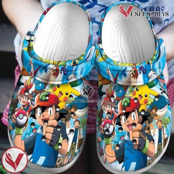 Pika Pokemon Cartoon Crocs Crocband Shoes Clogs Custom Name For Men Women And Kids, Unique Gift From  Vesles2014S