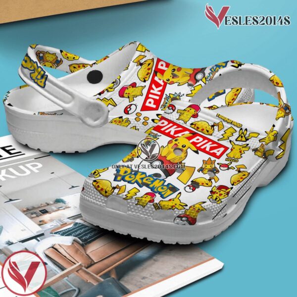 Pikachu Pokemon Anime Cartoon Crocs Crocband Clogs Shoes Comfortable For Men Women and Kids Style 1, Unique Gift From  Vesles2014S 2