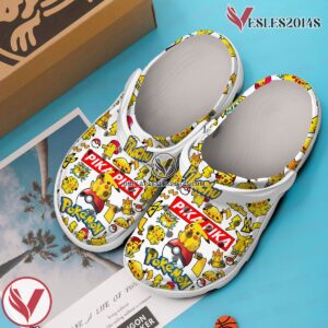 Pikachu Pokemon Anime Cartoon Crocs Crocband Clogs Shoes Comfortable For Men Women and Kids Style 1, Unique Gift From  Vesles2014S 3
