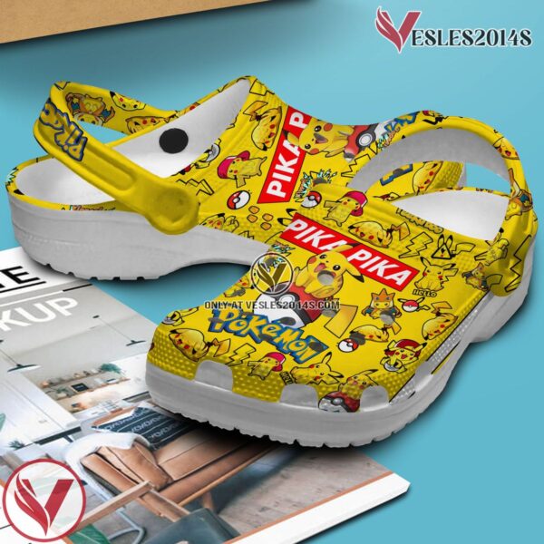Pikachu Pokemon Anime Cartoon Crocs Crocband Clogs Shoes Comfortable For Men Women and Kids Style 2, Unique Gift From  Vesles2014S 2