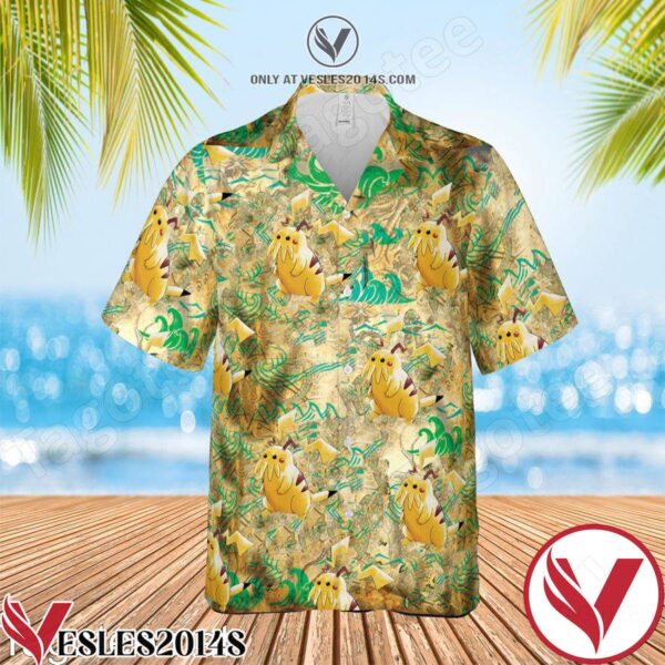 Pikachu Pokemon Cthulhu Hawaiian Shirt, Unique Gifts For Friends - Vesles2014S 1