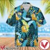 Pikachu Pokemon Cthulhu Tropical Leaves Hawaiian Shirt, Unique Gifts For Friends - Vesles2014S 1