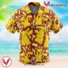 Pikachu Pokemon Hawaiian Button Up Shirt, Perfect Gifts For Anime Lovers - Vesles2014S