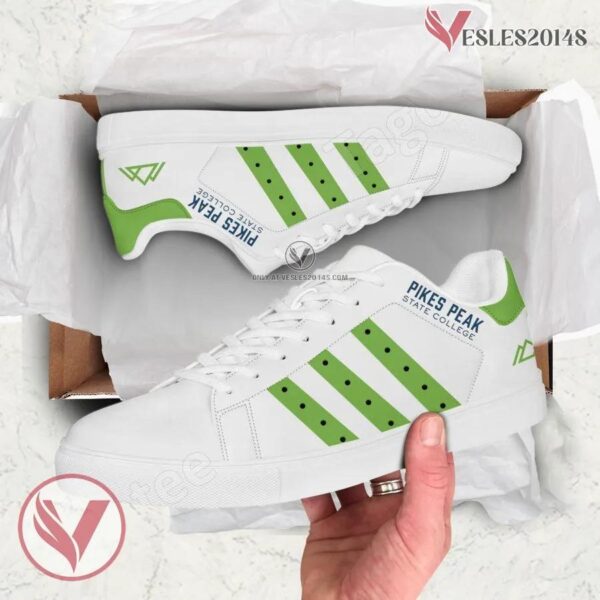Pikes Peak State College Logo Stan Smith Shoes For Men And Womens - Vesles2014s