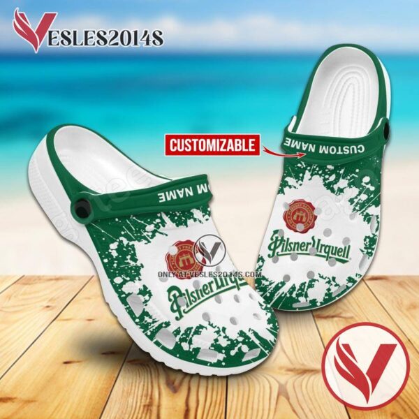 Pilsner Urquell Logo Crocs Shoes For Men And Women, Unique Clogs Shoes For Fans - Vesles2014S