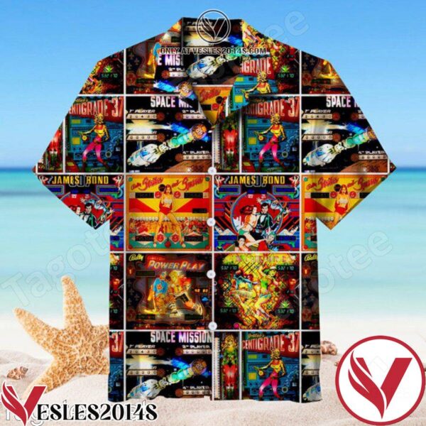 Pinball Collection Hawaiian Shirt, Unique Gifts For Friends - Vesles2014S 1