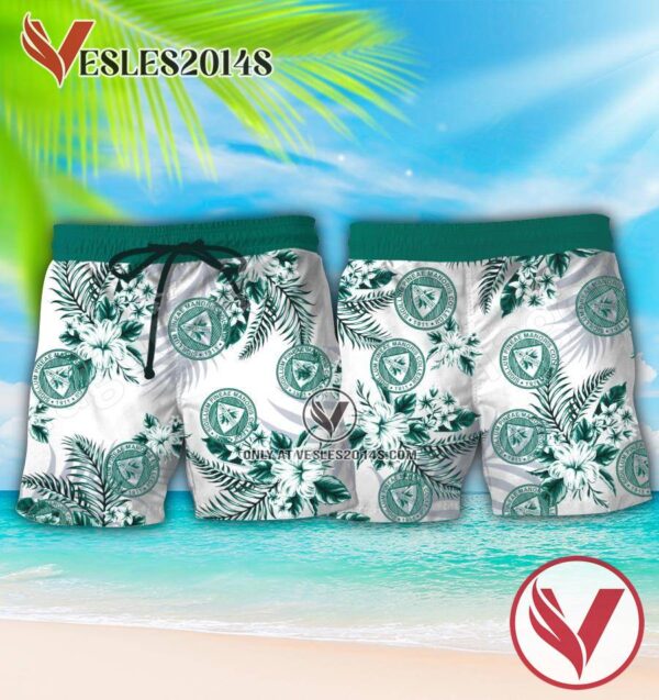Pine Manor College Aloha Summer Shirt And Shorts, Perfect Gifts Idea In Holiday - Vesles2014S 1