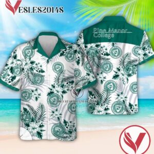 Pine Manor College Aloha Summer Shirt And Shorts, Perfect Gifts Idea In Holiday - Vesles2014S