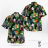 Pinepapple Tropical Floral Horror Characters Halloween Casual Beach Full Printing Hawaiian Shirt Vesles2014S