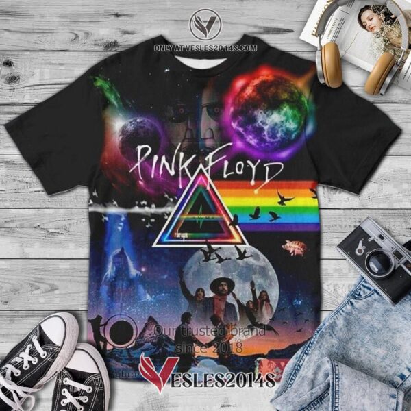 Pink Floyd Album Covers Album 3D T-Shirt, Unique Gifts For Music Lovers - Vesles2014S