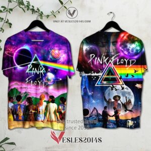 Pink Floyd Album, Multicolor 3D Hoodie, Shirt, Unique Gifts For Music Lovers - Vesles2014S