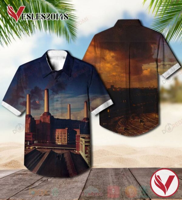 Pink Floyd Animals Album Hawaiian Shirt, Best Gift For Music Lovers Vesles2014S