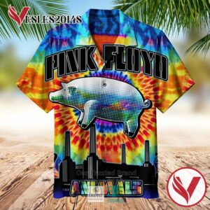 Pink Floyd Animals Casual Hawaiian Shirt, Best Gifts For Summer Vesles2014S