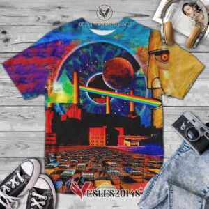 Pink Floyd Art cover album Album 3D T-Shirt, Unique Gifts For Music Lovers - Vesles2014S
