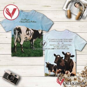 Pink Floyd Atom Heart Mother Album Cover Shirt, Unique Gifts For Music Lovers - Vesles2014S