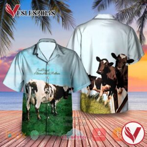 Pink Floyd Atom Heart Mother Album Hawaiian Shirt, Best Gift For Music Lovers Vesles2014S