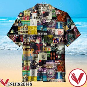 Pink Floyd Collage Hawaiian Shirt, Unique Gifts For Friends - Vesles2014S 1