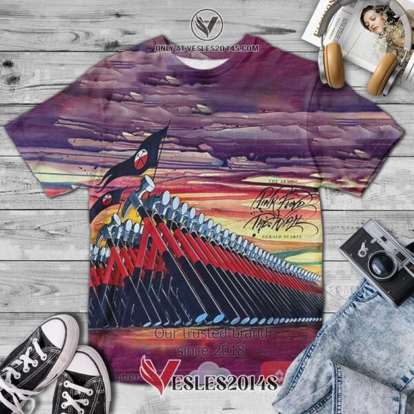 Pink Floyd Gerald Scarfe Album 3D T-Shirt, Unique Gifts For Music Lovers - Vesles2014S