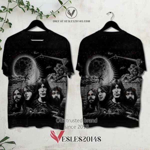 Pink Floyd Members Album 3D Shirt, Unique Gifts For Music Lovers - Vesles2014S